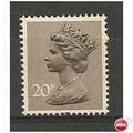 X915 20p Dull Purple (2 bands).Fine Used.