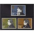 1971 GB LITERARY SET M/H SG884-886