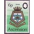 Ascension 1972 Naval Crests 6p HMS Nigeria Unmo...