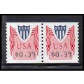 CVP32 39c Shield Very Fine MNH Pair PA5010