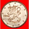 Ⰶ TWO SWORDS (1999-2024): FINLAND ★ 1 EURO CENT...