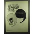 1974 Dow Jones Ad - You Can't Afford Less