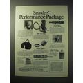 1986 Saunders Archery Ad - Performance Package