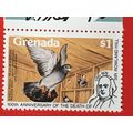 Grenada 1979 Rowland Hill $1 Pigeon Post Unmoun...