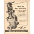 CHAPMAN VALVE MFG COMPANY 1954 need high pressu...