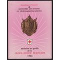 France 1966 SG XSB16 UMM Booklet - Red Cross/Se...
