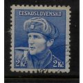 CZECH REPUBLIC 1945 WAR HEROES 2K BLUE CAPT O J...