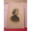 PRETTY YOUNG LADY antique portrait photograph p...