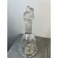 Bell Wedding Couple Crystal Collectible Display