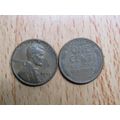 1952d USA 1 Cent Lincoln Wheat Coin