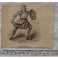 1860s engraving - Foot soldier 1508