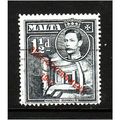 MALTA 1948 SG 237 1 1/2d BLUE BLACK FINE USED #1