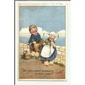 TUCK OILETTE Postcard 8475 "Double Dutch" - Do ...