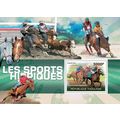 TOGO 2010 SHEET MNH EQUINE SPORTS HIPICA SPORTS...