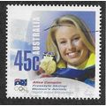 AUS 2002 45c 'WINTER OLYMPIC GOLD - CAMPLIN' FI...