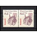 2256 8.4c Wheel Chair Very Fine MNH Dry Gum CNP...