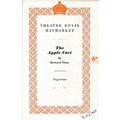 The Apple Cart by Bernard Shaw 1953 Theatre Pro...