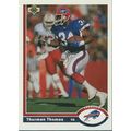 THURMAN THOMAS 1991 UPPER DECK # 356