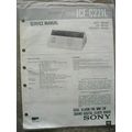 Sony ICF-C221L Service manual