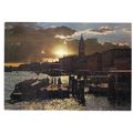 SUNSET IN ST MARK BASIN, Venice, Italy unused p...