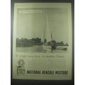 1954 National Benzole Mixture Ad - It costs you less to motor there
