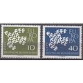 Deutschland 1961 Michel 367X - 368X Neuf ** Cot...