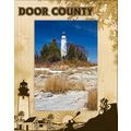 Door County Wisconsin Laser Engraved Wood Pictu...