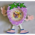 Novelty, Berry Shaped, Wall Clock Decorated wit...