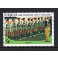 Bequia - 1986 - 5c World Cup Mexico '86 (Algeri...