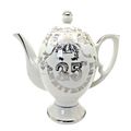 Vintage Tea Pot K-600 White Porcelain 25th Anni...