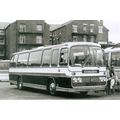 Black & White Photograph of Blue Line Coaches o...