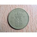 Denmark 1957 1 Krone Coin