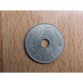 Denmark 1978 25 Ore Coin