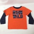 Gymboree Boys Toddler Long Sleeve T-Shirt Orang...