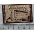 vintage Finland Matchbox Label - Hotelli Seurah...