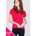 Women's Classic Jersey Spandex Polo Top