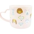 Cartoon Dogs Mug Ceramic Pink Background 8 CM G...