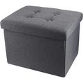 ALASDO Storage Ottoman Footrest Stool Small Ott...