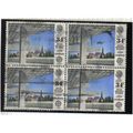 1987 GB EUROPA 34P BLOCK F/U SG1358
