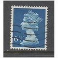 X872 6 1/2p Greenish Blue (1 Centre Band).Fine ...