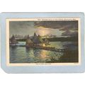 MN Minneapolis Postcard Moonlight Scene On Lake...