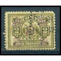 Used Revenue 2c N.Y. Stock Transfer Fine WA2839