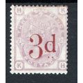 Sg159 3d on 3d Lilac plate 21 mounted mint (SC)