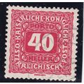 Austria 1916 40h Postage Due Fine Used SG D279 VGC