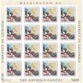 District of Columbia Sheet of Twenty 37 Cent Po...