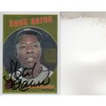 HANK AARON 1996 AUTOGRAPHED 1959 MILWAUKEE BRAV...