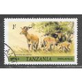 TANZANIA 1980 MAMMALS 1/- IMPALA USED SWALAPALA...