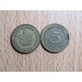 1949f 5 Pfennig Germany Coin