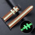 Cowhide Leather Luminous Replacement Strap Watc...