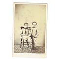 Victorian cdv photo two well dressed boys Tonbr...